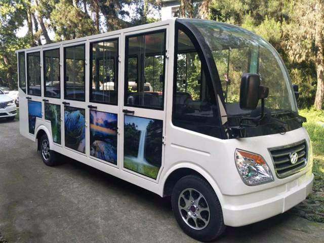 14座全封閉電動(dòng)觀光車(chē)-透明門(mén)
